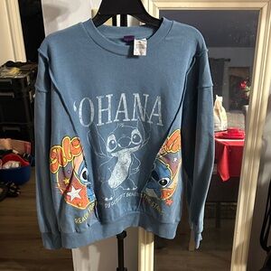 Blue 'Ohana' Graphic Women’s  Sweater